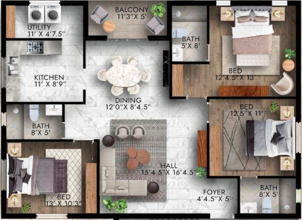  lalith-ananth Floor Plan Floor Plan
