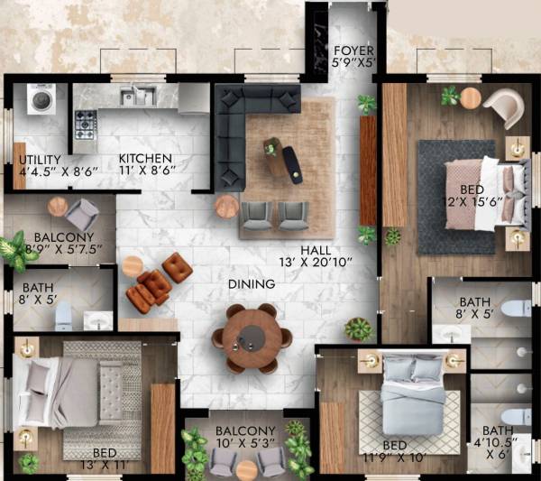  lalith-ananth Floor Plan Floor Plan