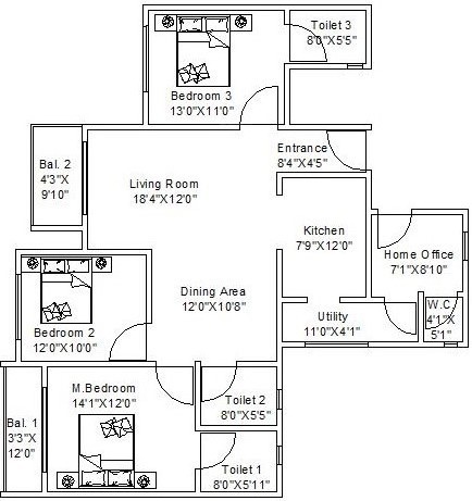  fairmont at brigade orchards Floor Plan Floor Plan