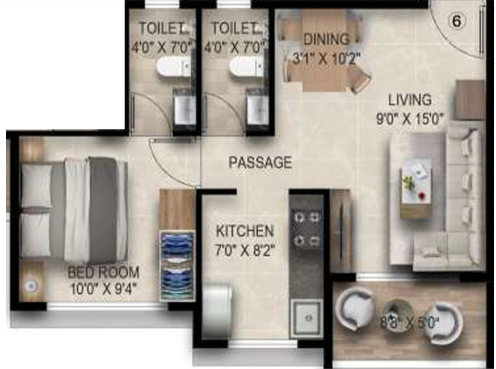  balaji-pride-phase-i Floor Plan Floor Plan