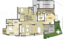  park-presidia Floor Plan Upper Level Duplex Plan