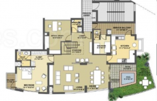 Upper Level Duplex Plan park-presidia Floor Plan Upper Level Duplex Plan