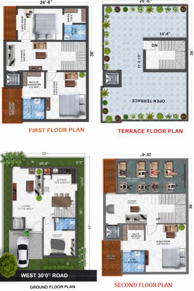  the-garden-view-villas-2 Floor Plan Floor Plan
