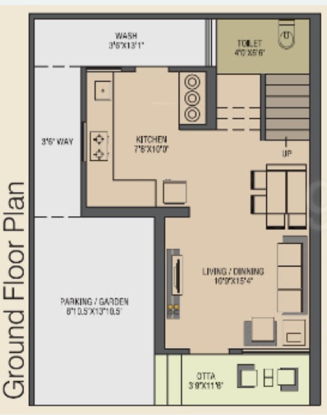  vrajbhoomi Floor Plan Lower Ground Floor Plan