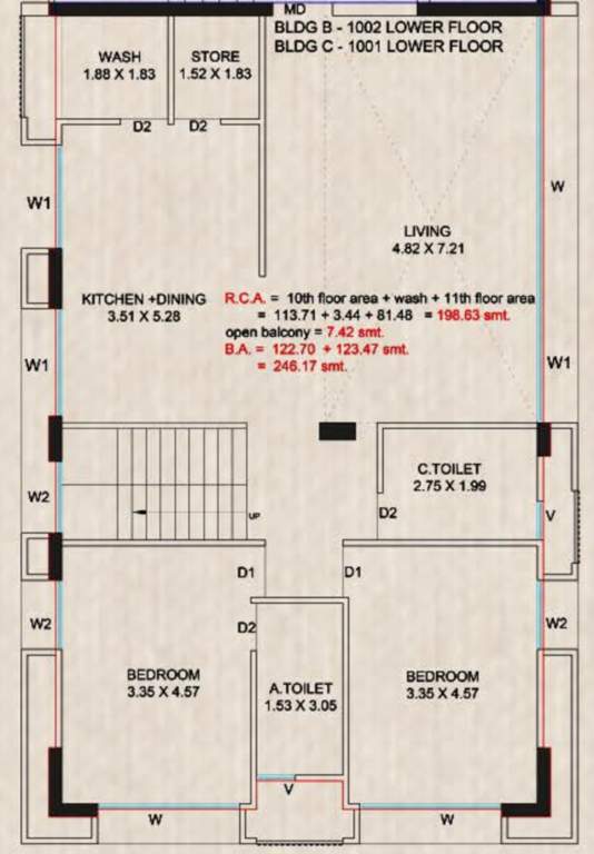  shantinath Floor Plan Lower Level Duplex Plan