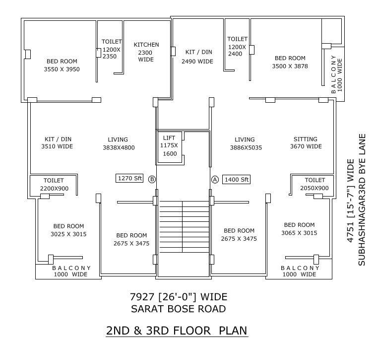  sachindra apartment Floor Plan Floor Plan