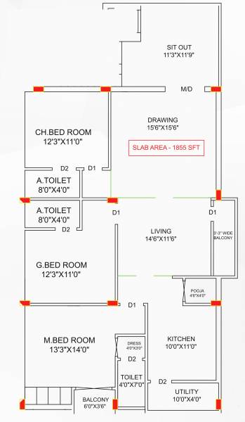  trayi-nilayam Floor Plan Floor Plan