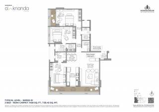  alaknanda Floor Plan Floor Plan