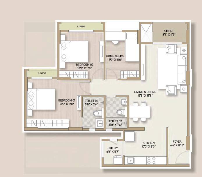  orchid bloomberry Floor Plan Floor Plan
