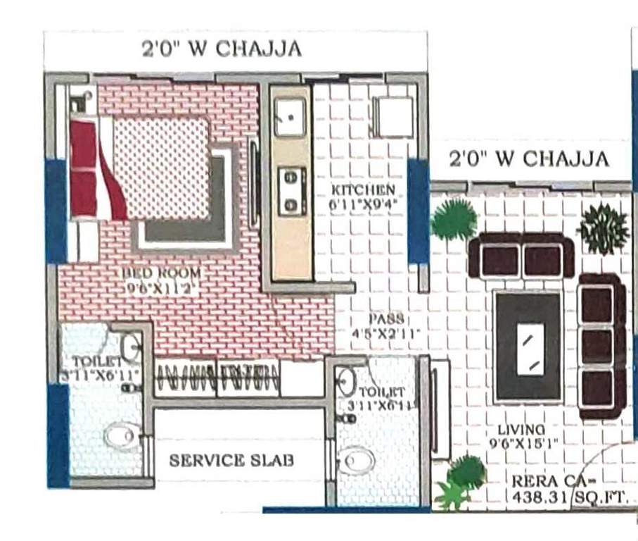  unique enclave residency Floor Plan Floor Plan