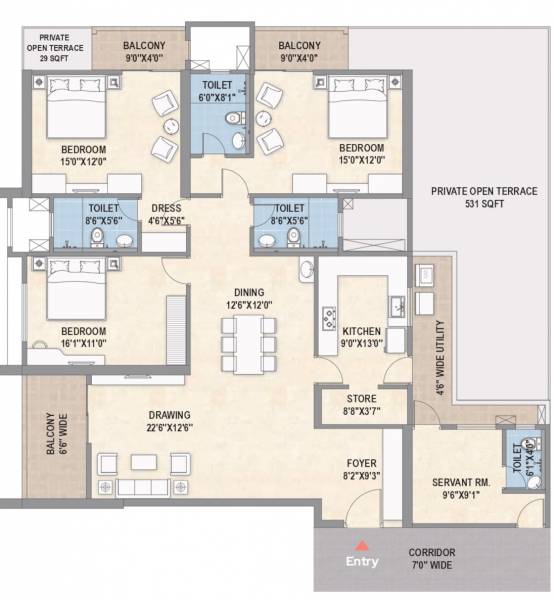  shreekhetra-greenpark Floor Plan Floor Plan