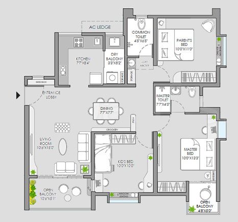 Floor Plan yashone eternitee Floor Plan Floor Plan