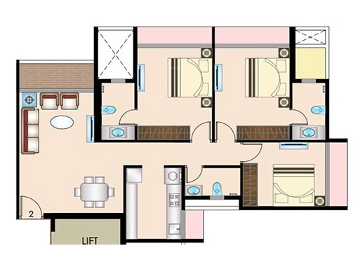  luxuria Floor Plan Floor Plan