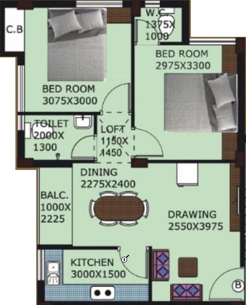  swastik appartment Floor Plan Floor Plan