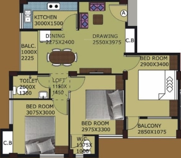  swastik appartment Floor Plan Floor Plan