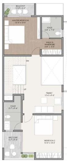 earthen ambience Floor Plan First Floor Plan