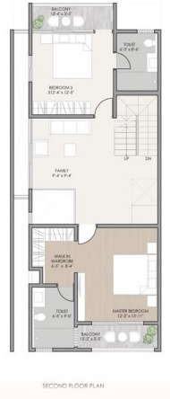 earthen ambience Floor Plan Second Floor Plan