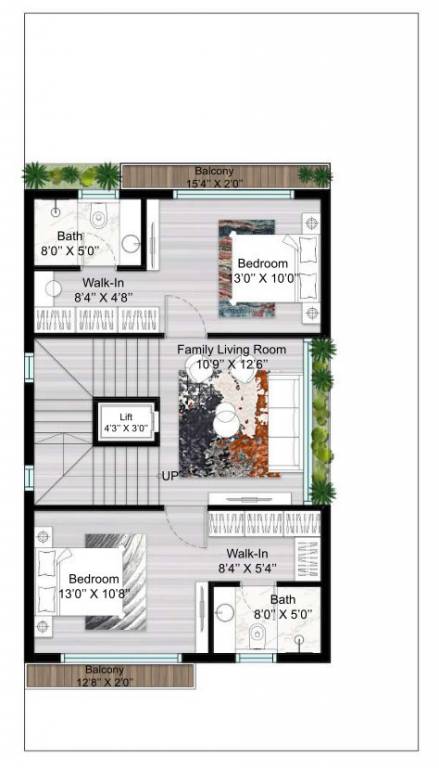  estates aranya phase i Floor Plan Second Floor Plan