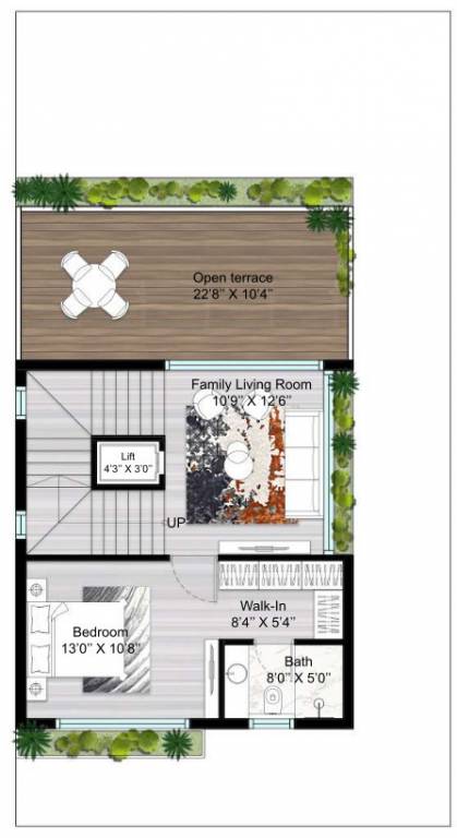  estates aranya phase i Floor Plan Third Floor Plan