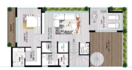  estates aranya innovative township phase i Floor Plan Second Floor Plan