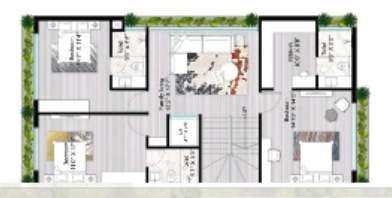  estates aranya innovative township phase i Floor Plan Third Floor Plan