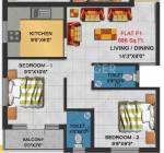 Four Dublin Square (2BHK+2T (686 sq ft) 686 sq ft) Four Dublin Square (2BHK+2T (686 sq ft) 686 sq ft)