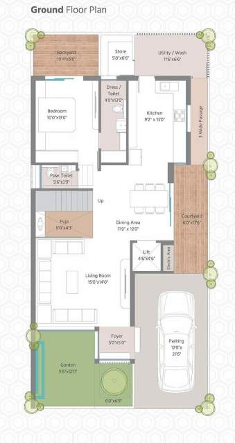  aranya 11 Floor Plan Ground Floor Plan