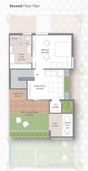  aranya-11 Floor Plan Second Floor Plan