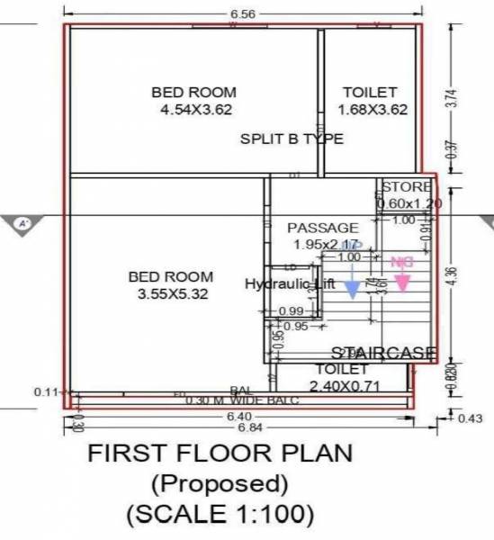  al-kabeer-bungalows Floor Plan First Floor Plan