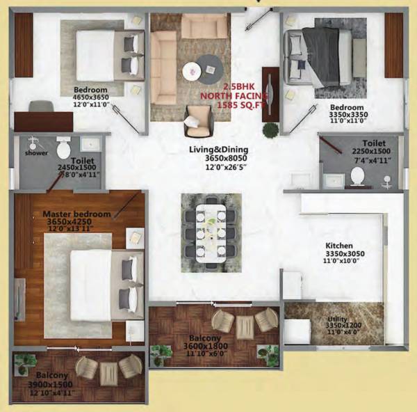  silicon-shine-phase-2 Floor Plan Floor Plan