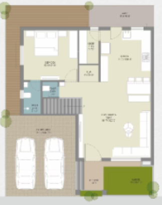  status bungalows Floor Plan Ground Floor Plan