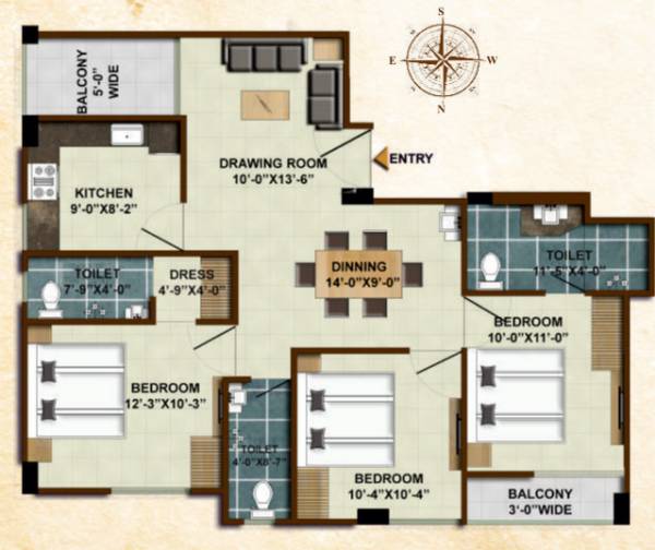  suraj-paradise Floor Plan Floor Plan