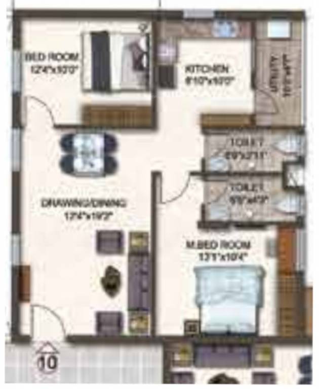  courtyard Floor Plan Floor Plan