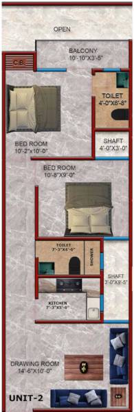  bharat-apartment Floor Plan Floor Plan