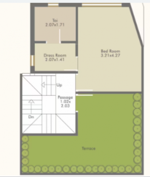  aangan Floor Plan Second Floor Plan