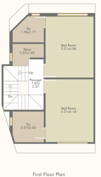  aangan Floor Plan First Floor Plan