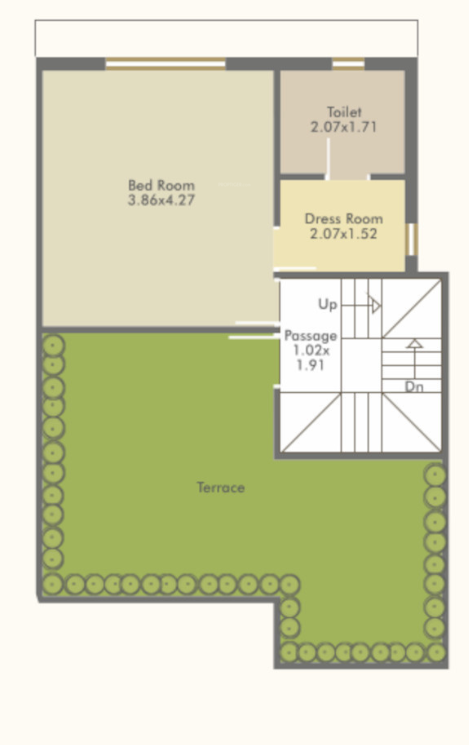 Second Floor Plan aangan Floor Plan Second Floor Plan