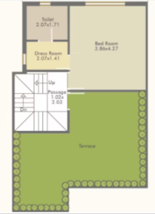  aangan Floor Plan Second Floor Plan