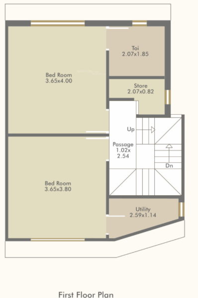  aangan Floor Plan First Floor Plan