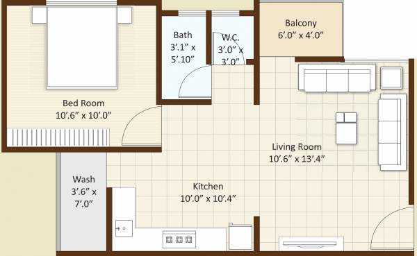  residency Floor Plan Floor Plan