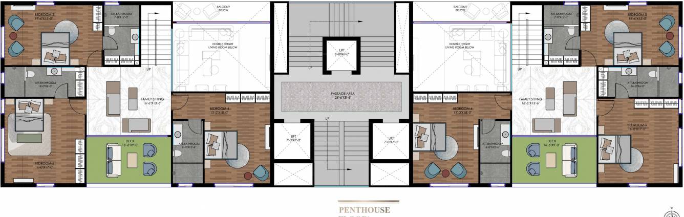 Penthouse Floor Plan  eronzza Floor Plan Penthouse Floor Plan
