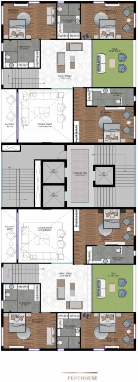Penthouse Floor Plan  eronzza Floor Plan Penthouse Floor Plan