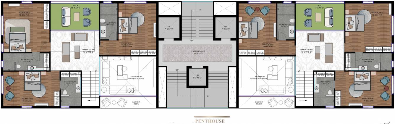 Penthouse Floor Plan  eronzza Floor Plan Penthouse Floor Plan
