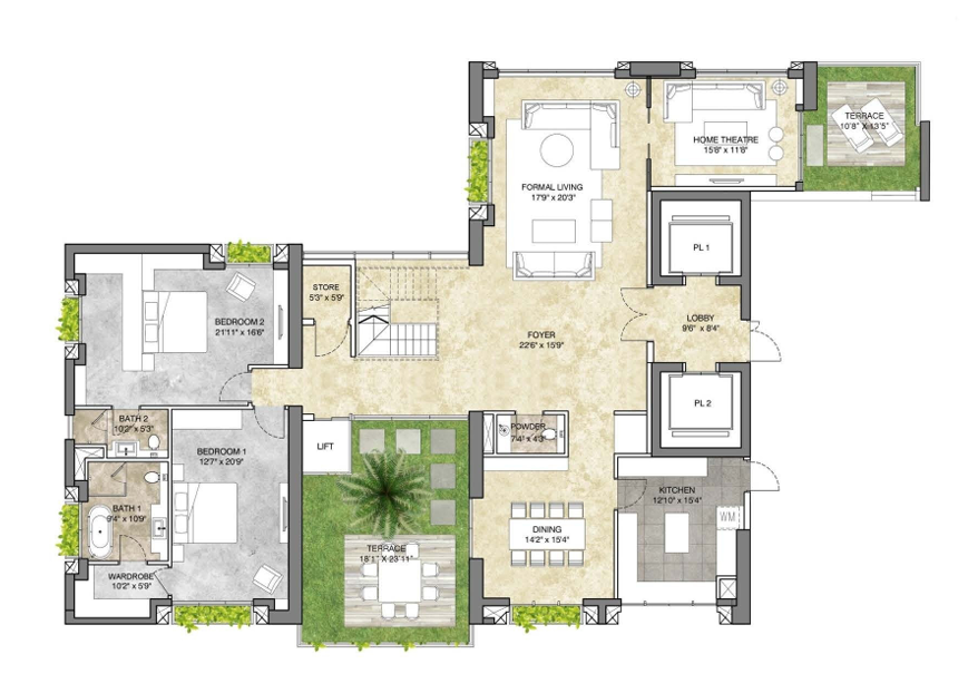 Lower Level Duplex Plan atmosphere Floor Plan Lower Level Duplex Plan