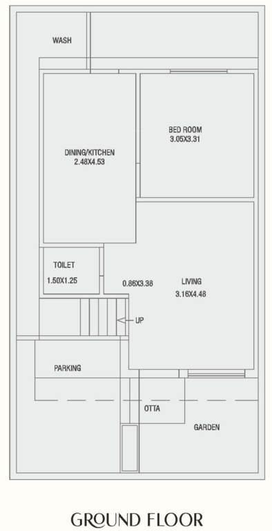  auro crystal Floor Plan Ground Floor Plan