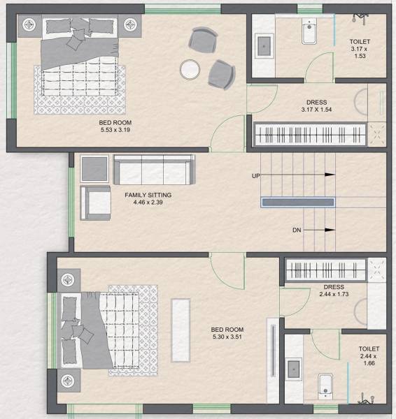  aashirwad-villa Floor Plan First Floor Plan