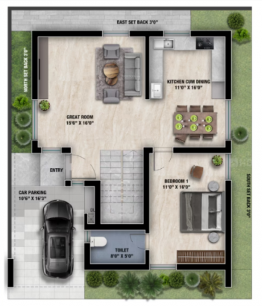 classic-meadows Floor Plan Ground Floor Plan
