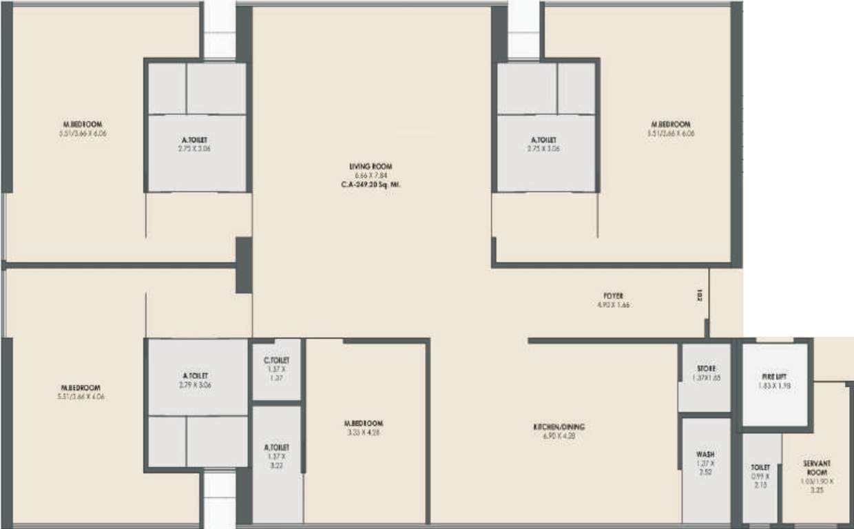  kalp residency Floor Plan Floor Plan
