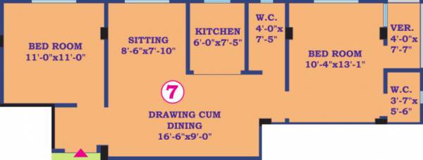  radha-enclave Floor Plan Floor Plan