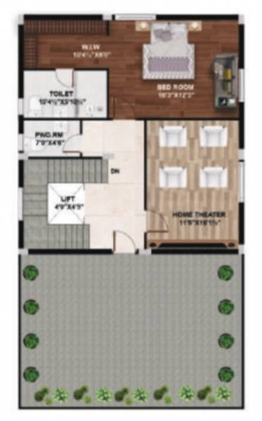  praveens-eterno Floor Plan Second Floor Plan